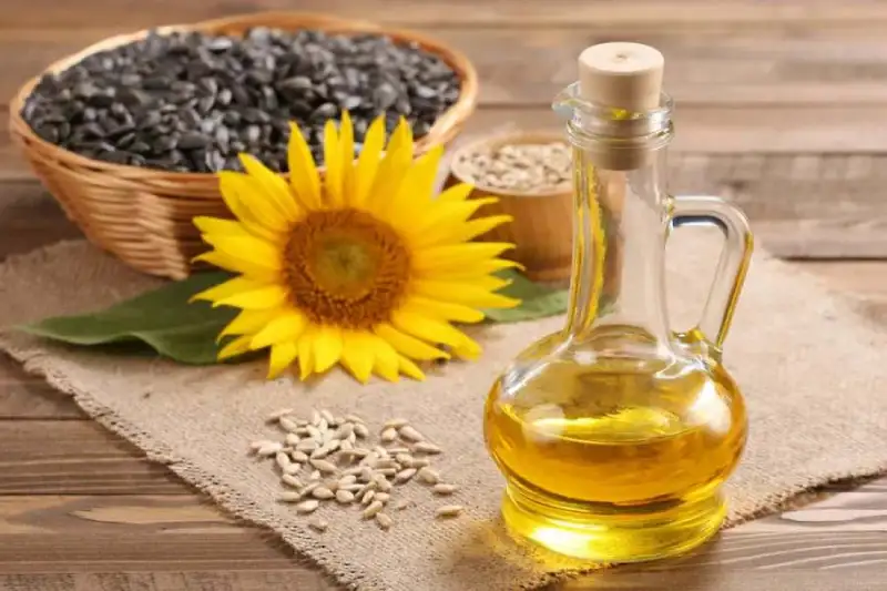 روغن آفتابگردان پرس سرد