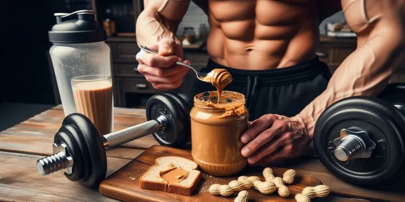 کره بادام زمینی گینر|کره بادام زمینی گینر