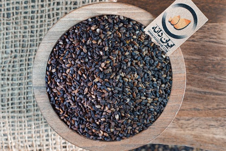 کنجد سفید با پوست بوجار شده